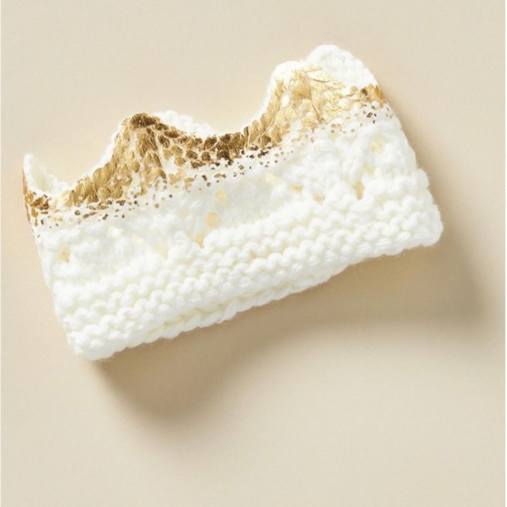 NWT Anthropologie Crocheted kids crown